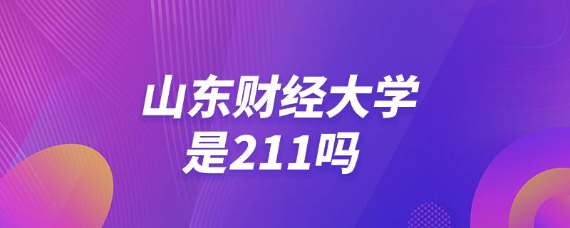 山东财经大学是211吗