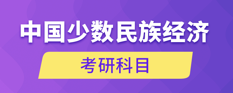 中国少数民族经济考研科目