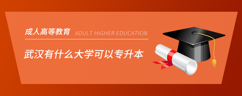 武汉有什么大学可以专升本