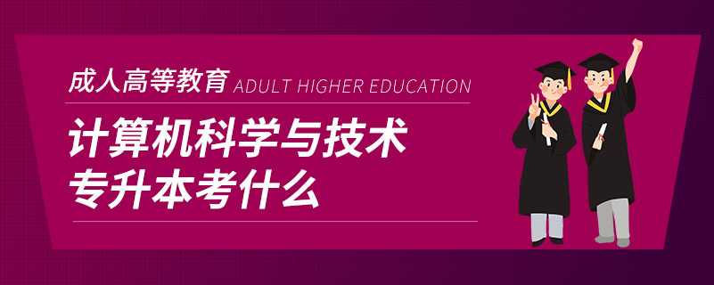 计算机科学与技术专升本考什么