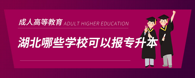 湖北哪些学校可以报专升本