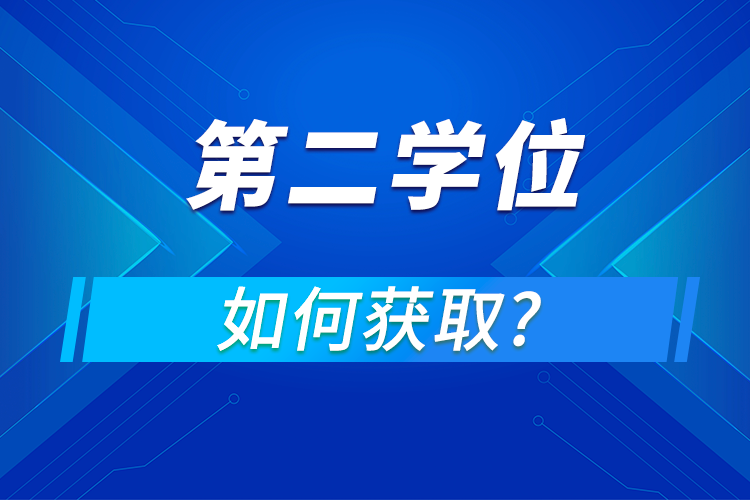 已经毕业了怎样修第二学位