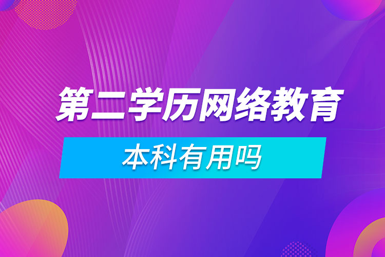 第二学历网络教育本科有用吗