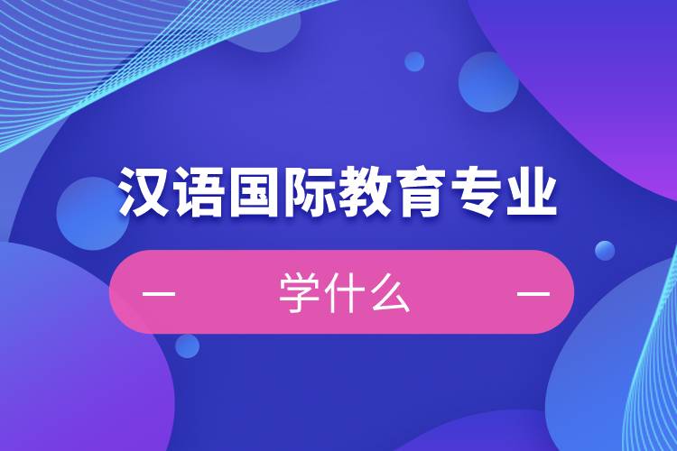 北语网院汉语国际教育专业学什么