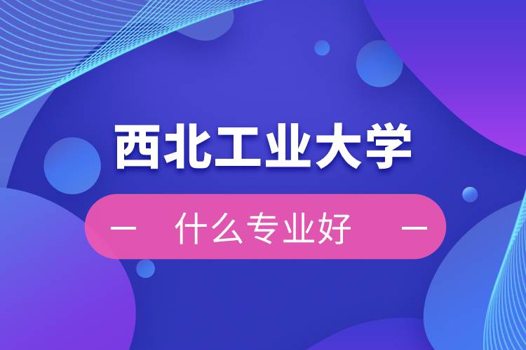 西北工业大学网络教育什么专业好