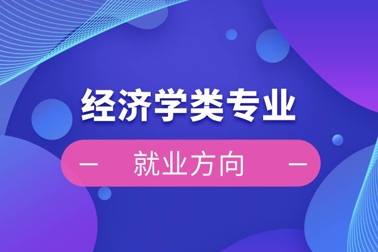 经济学类专业就业方向