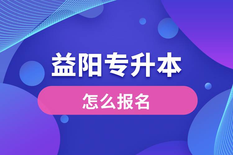 益阳专升本网站入口怎么报名步骤