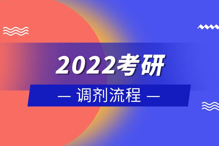 2022考研调剂流程