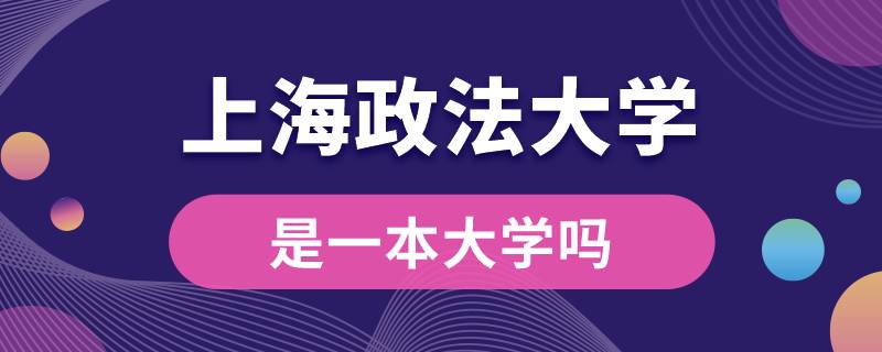 上海政法大学是一本大学吗