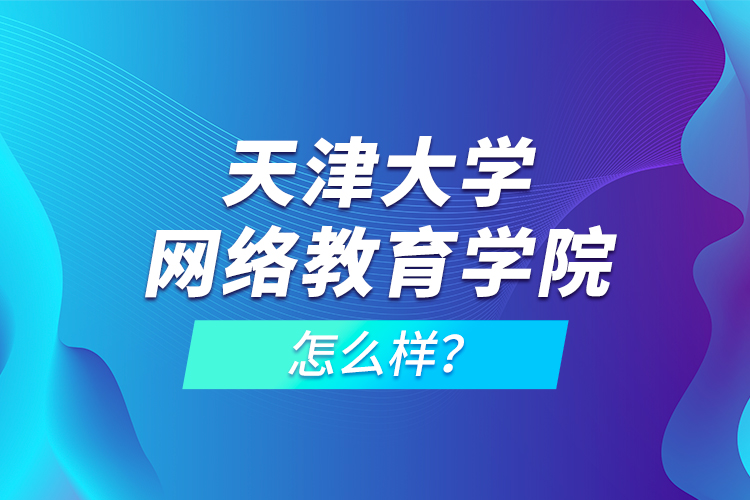 天津大学网络教育学院怎么样？